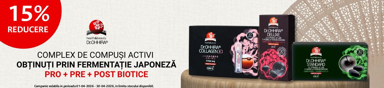 Promotie cu reducere 15% la Dr.Ohhira