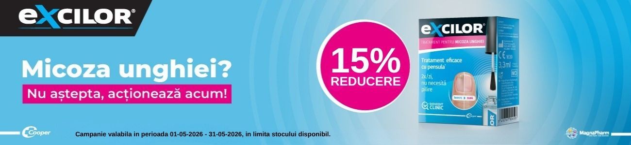Promotie cu reducere 15% la Excilor