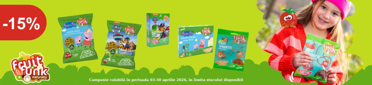 Promotie cu reducere 15% la Fruit Funk