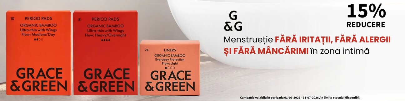 Promotie cu reducere 15% la Grace&Green
