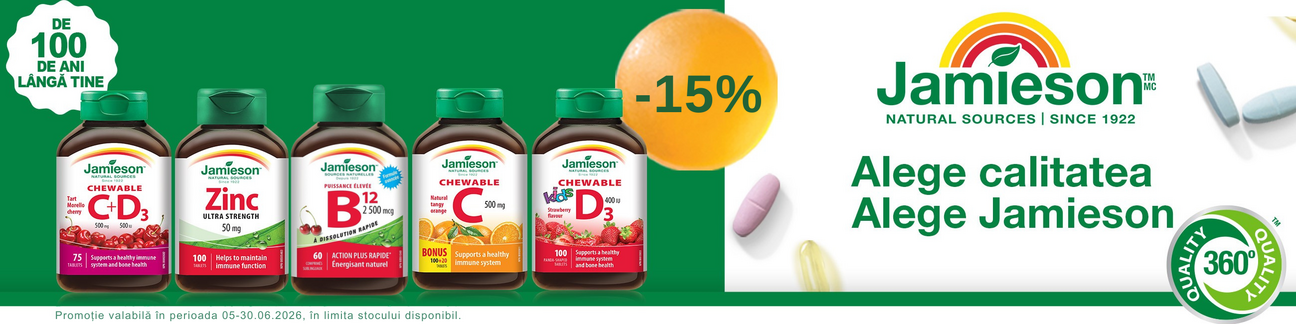 Promotie cu reducere 15% la Jamieson