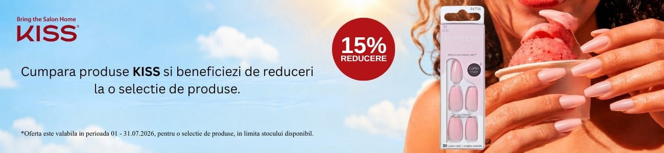 Promotie cu reducere 15% la Kiss