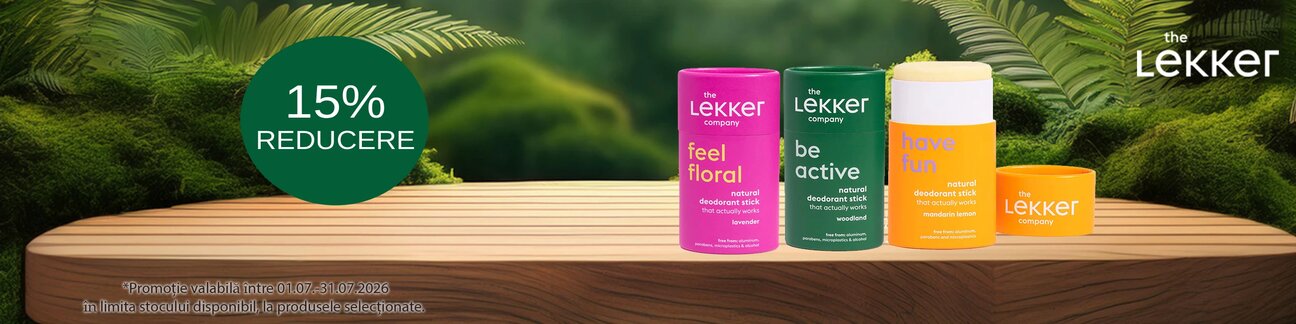 Promotie cu reducere 15% la Lekker