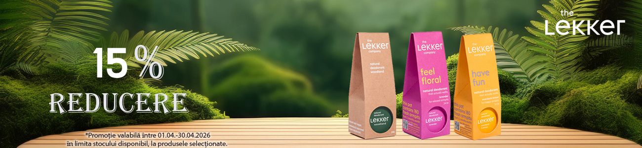 Promotie cu reducere 15% la Lekker