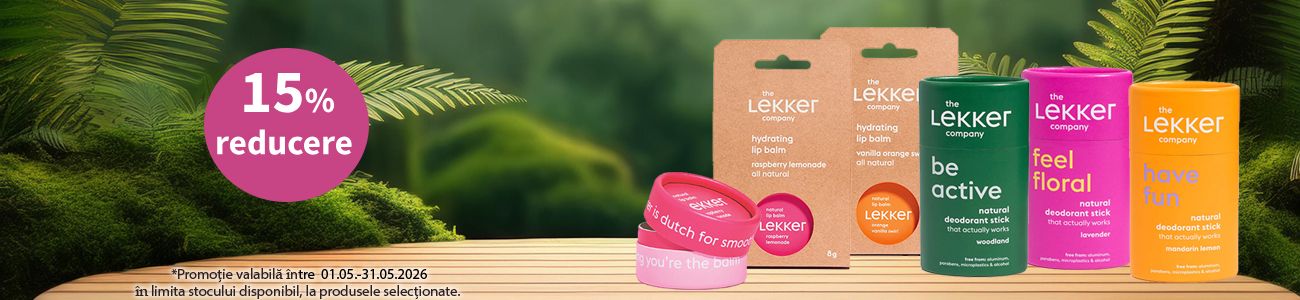 Promotie cu reducere 15% la Lekker