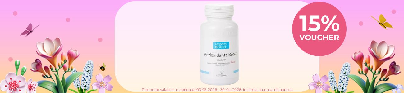 Promotie cu reducere 15% la Longevity Boost