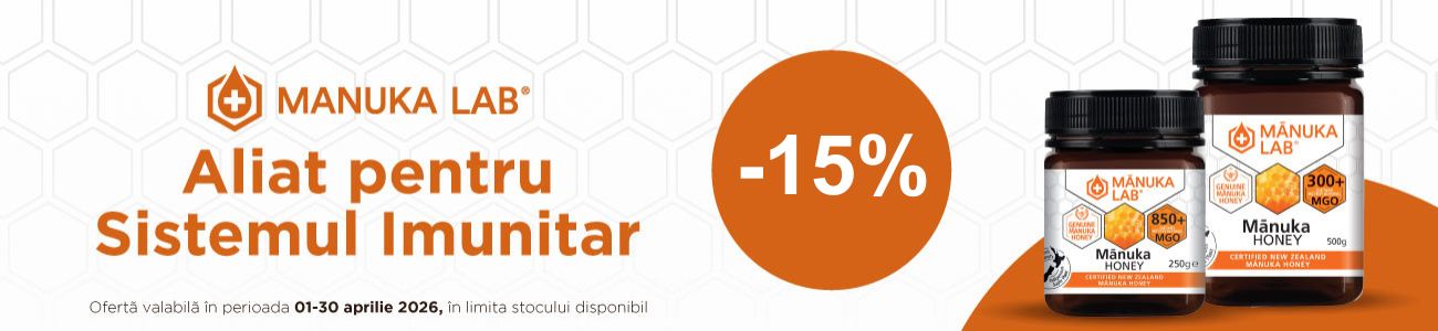 Promotie cu reducere 15% la Manuka Lab