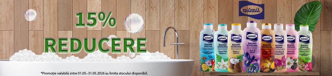 Promotie cu reducere 15% la Mil Mil