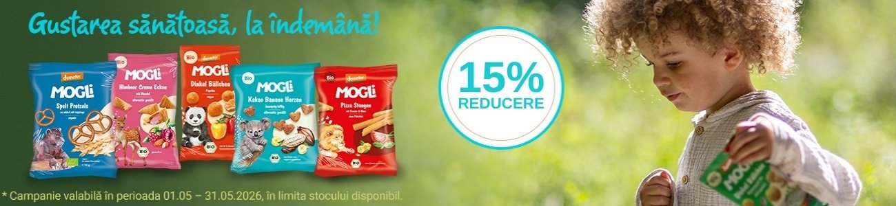Promotie cu reducere 15% la Mogli