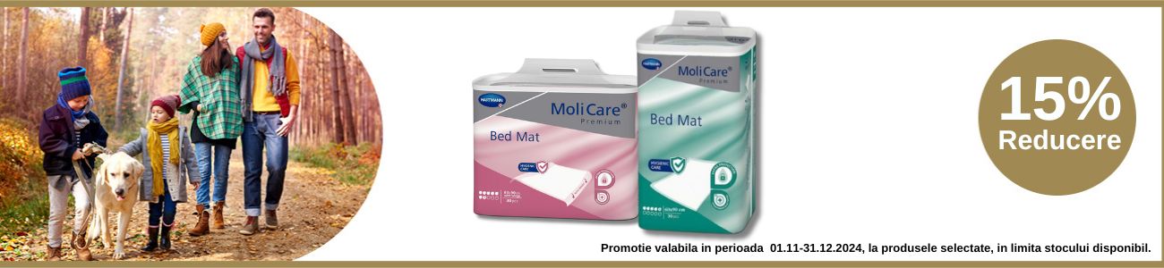 Promotie cu reducere 15% la MoliCare Premium Hartmann