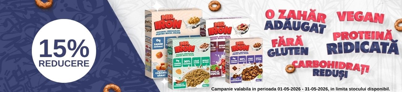 Promotie cu reducere 15% la Mr Iron