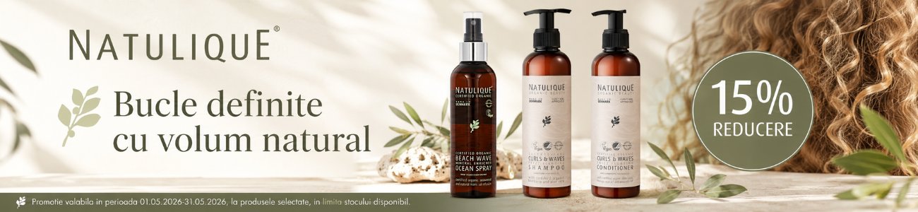 Promotie cu reducere 15% la Natulique