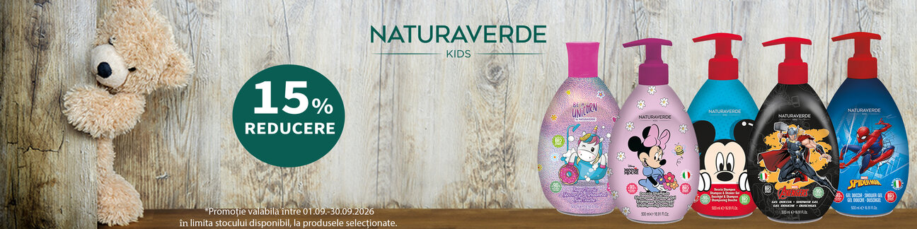 Promotie cu reducere 15% la Natura Verde Kids