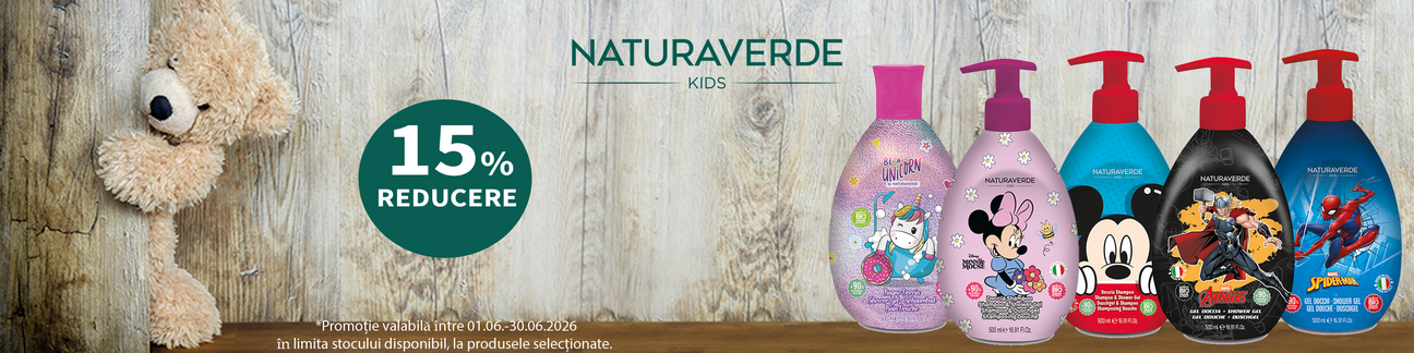 Promotie cu reducere 15% la Naturaverde
