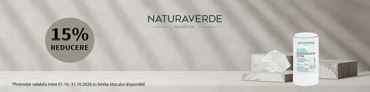 Promotie cu reducere 15% la Naturaverde