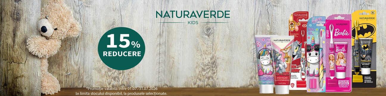 Promotie cu reducere 15% la NaturaVerde Kids