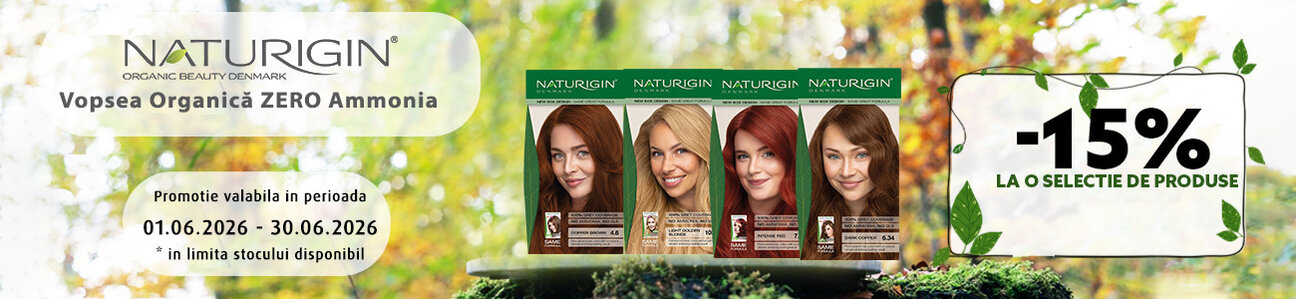 Promotie cu reducere 15% la Naturigin