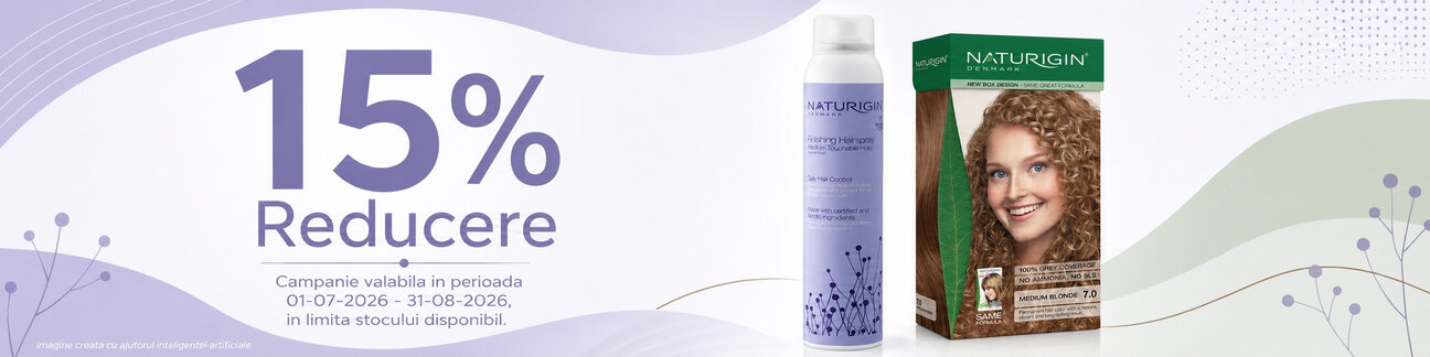Promotie cu reducere 15% la Naturigin