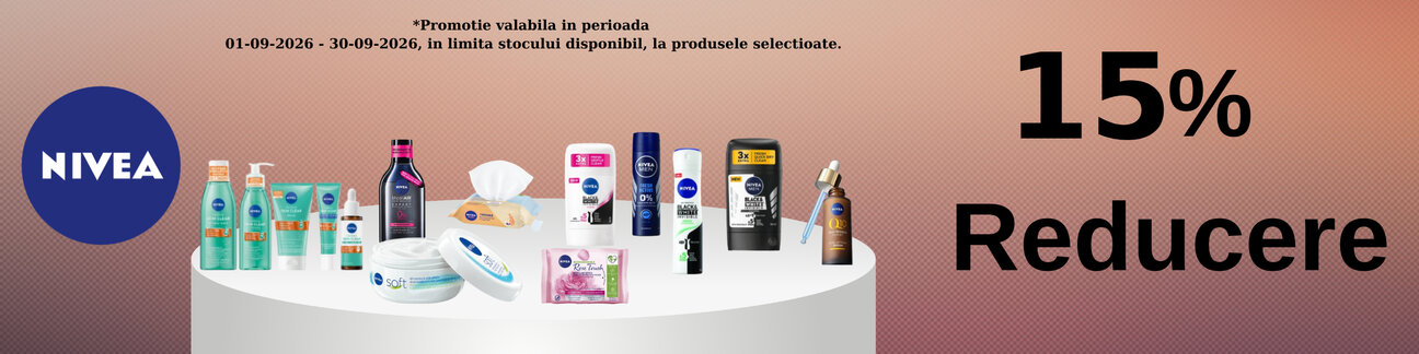 Promotie cu reducere 15% la Nivea