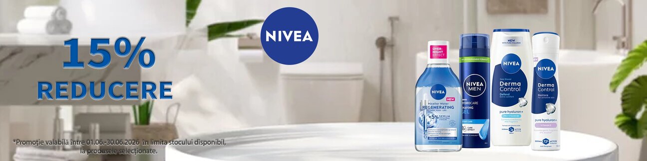 Promotie cu reducere 15% la Nivea