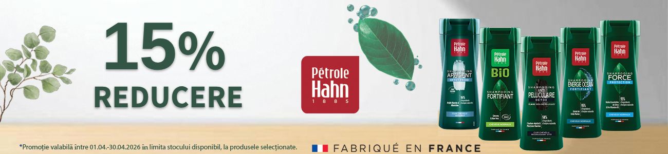 Promotie cu reducere 15% la Petrole Hahn