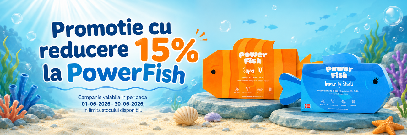Promotie cu reducere 15% la PowerFish