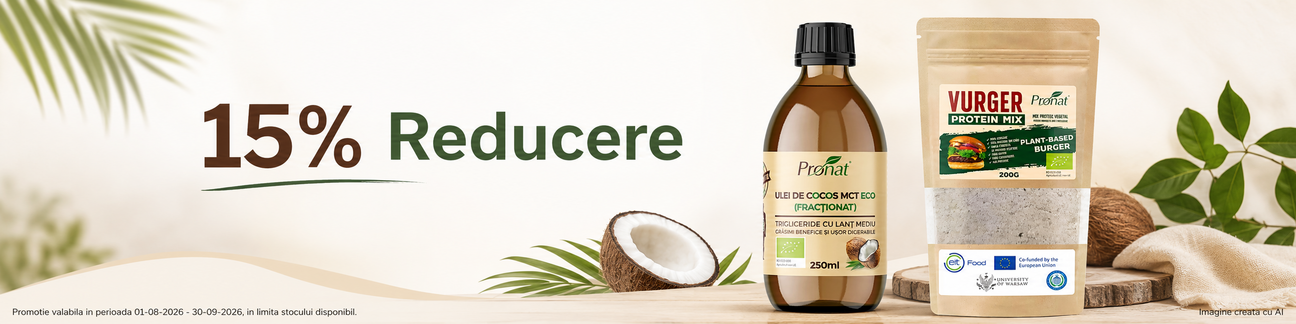 Promotie cu reducere 15% la Pronat