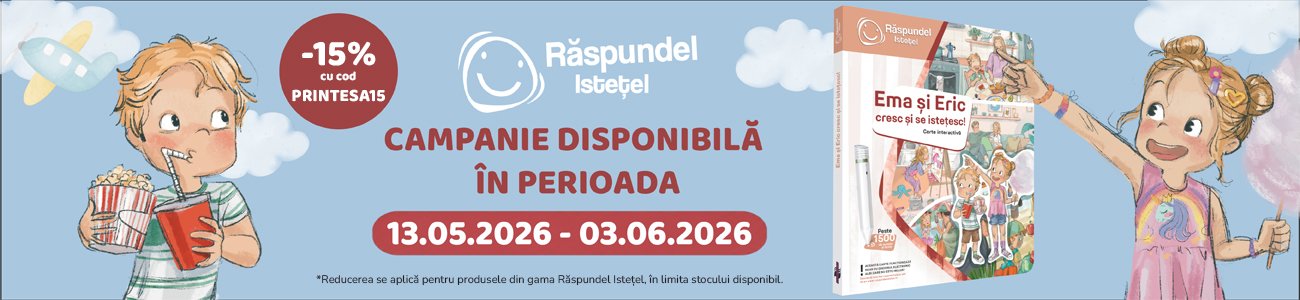 Promotie cu reducere 15% la Raspundel Istetel