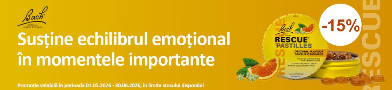 Promotie cu reducere 15% la Rescue Remedy