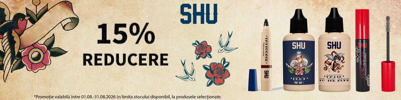 Promotie cu reducere 15% la Shu
