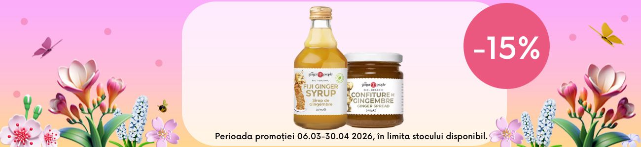 Promotie cu reducere 15% la The Ginger People