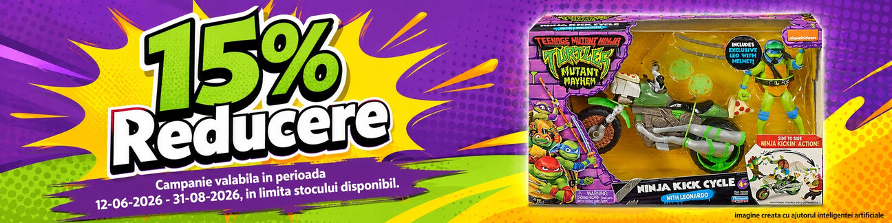 Promotie cu reducere 15% la  TMNT