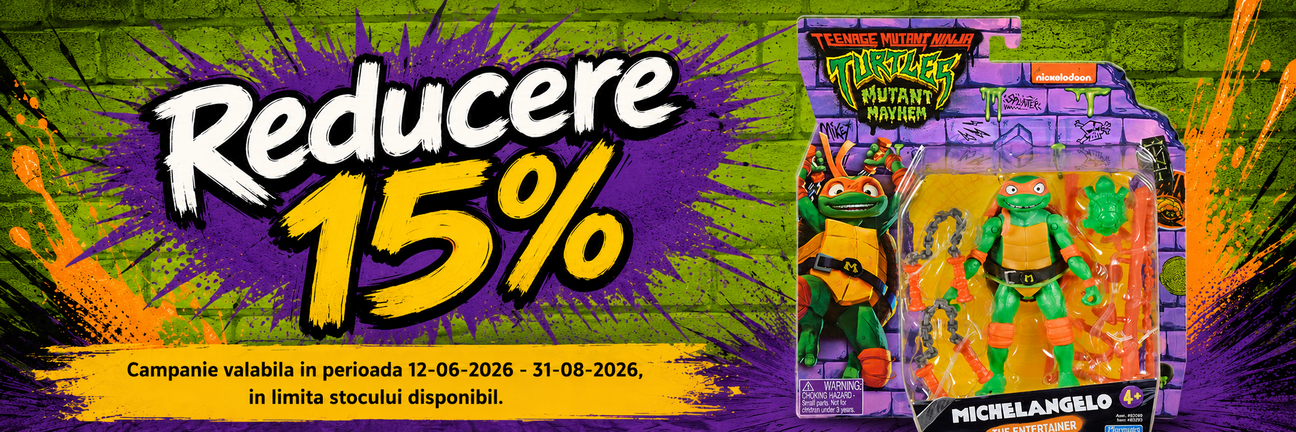 Promotie cu reducere 15% la  TMNT