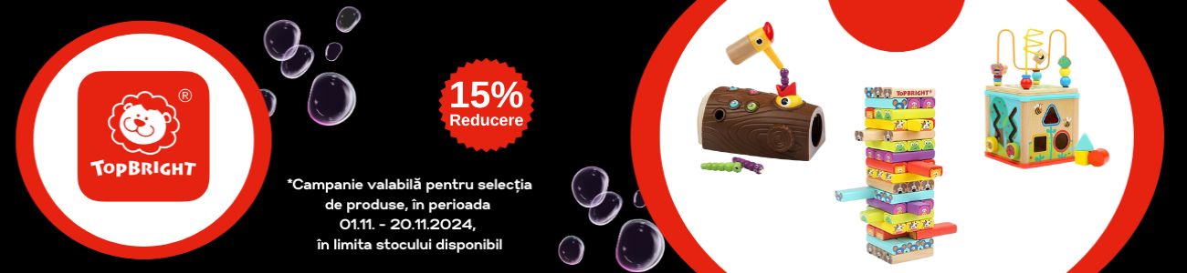 Promotie cu reducere 15% la Topbright