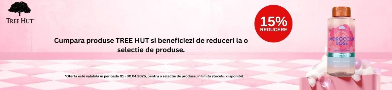 Promotie cu reducere 15% la Tree Hut