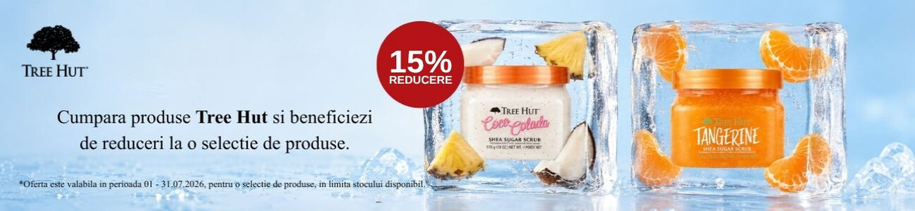 Promotie cu reducere 15% la Tree Hut