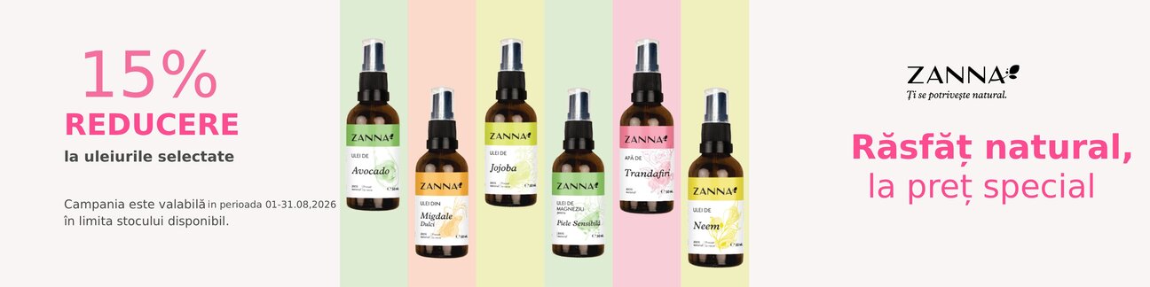 Promotie cu reducere 15% la Zanna