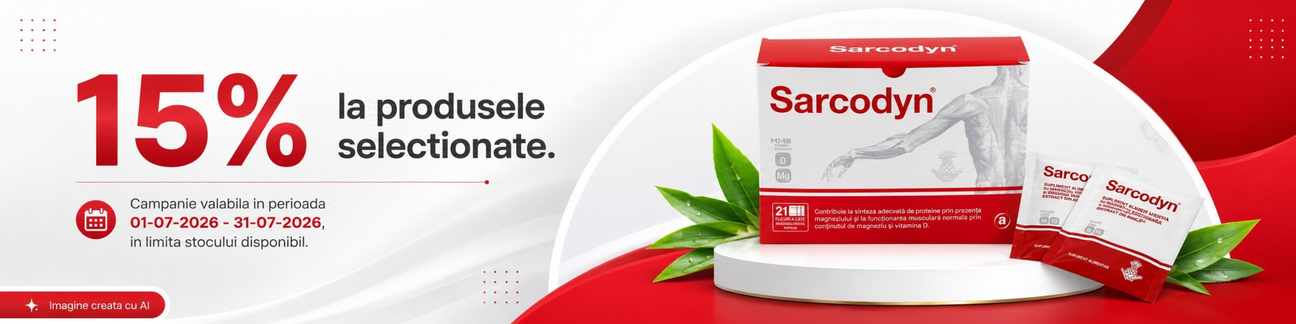 Promotie cu reducere 15% la Zentiva - Sarcodyn
