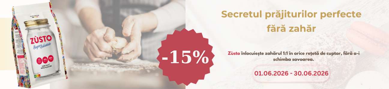Promotie cu reducere 15% la Zusto