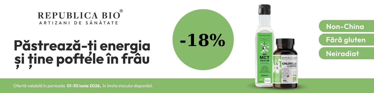 Promotie cu reducere 18% la Republica Bio