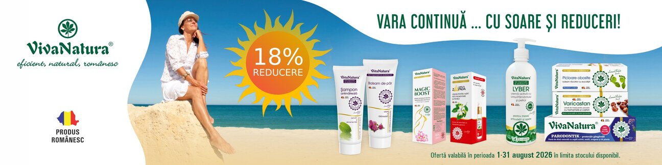 Promotie cu reducere 18% la Viva Natura