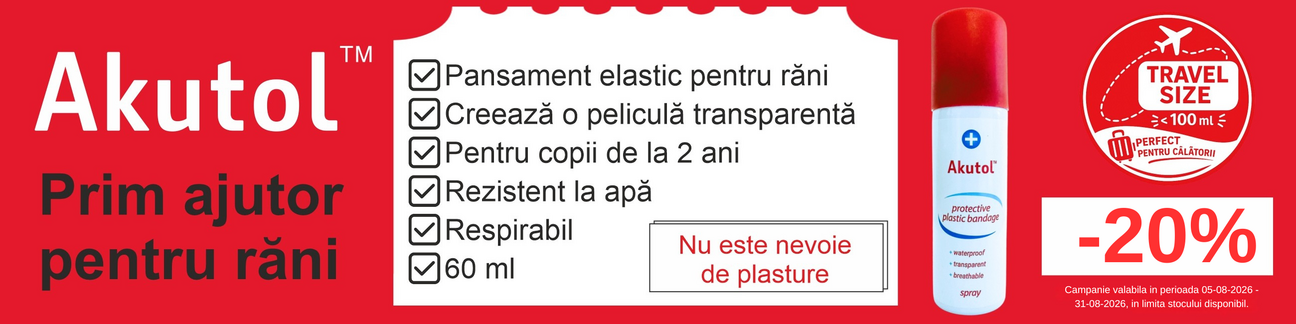 Promotie cu reducere 20% la Akutol