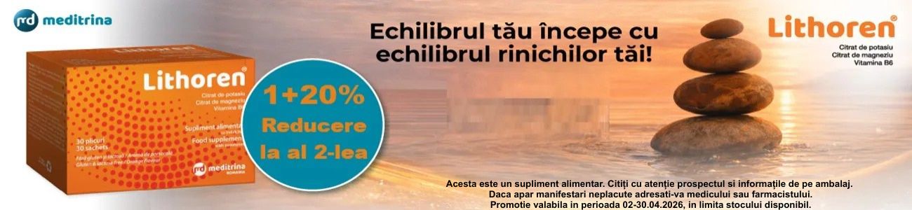 Promotie cu reducere 20% la al 2lea Lithoren Meditrina
