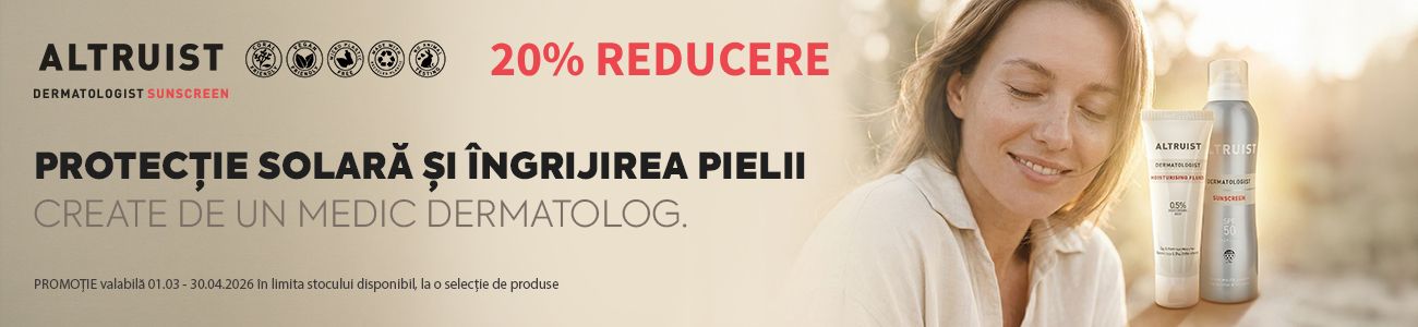 Promotie cu reducere 20% la Altruist