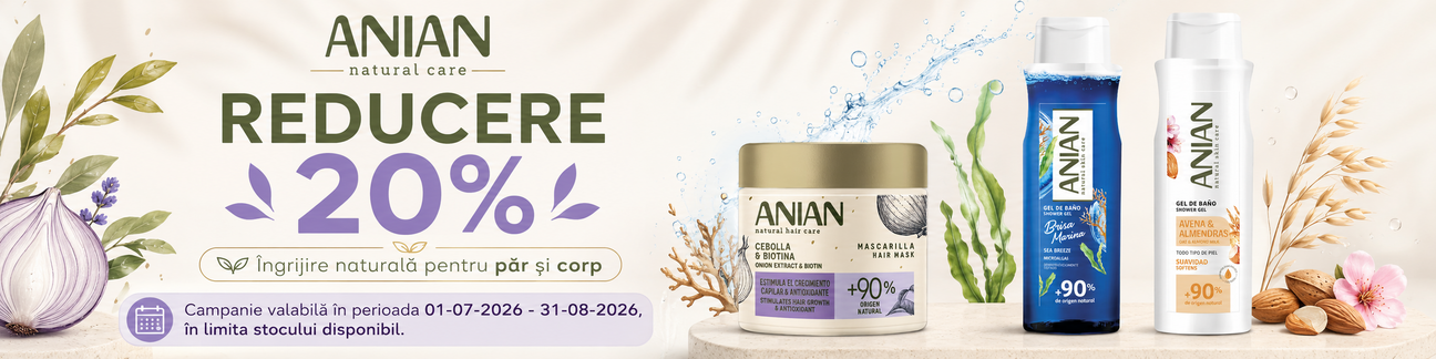 Promotie cu reducere 20% la Anian