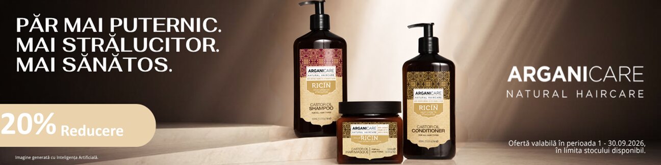 Promotie cu reducere 20% la Arganicare