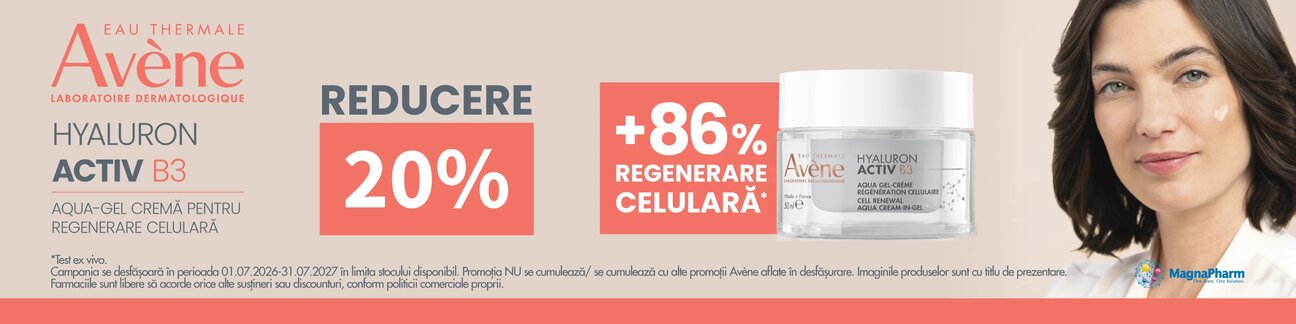 Promotie cu reducere 20% la Avene