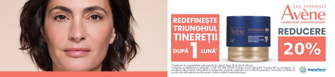 Promotie cu reducere 20% la Avene Dermabsolu