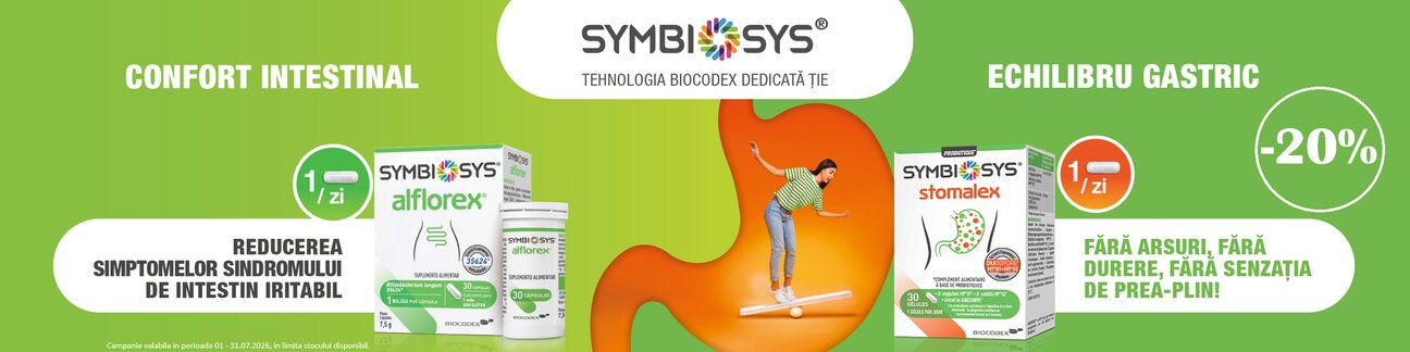 Promotie cu reducere 20% la Biocodex - Symbiosys