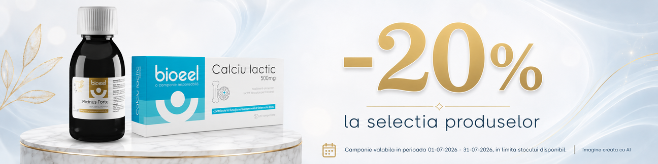 Promotie cu reducere 20% la Bioeel